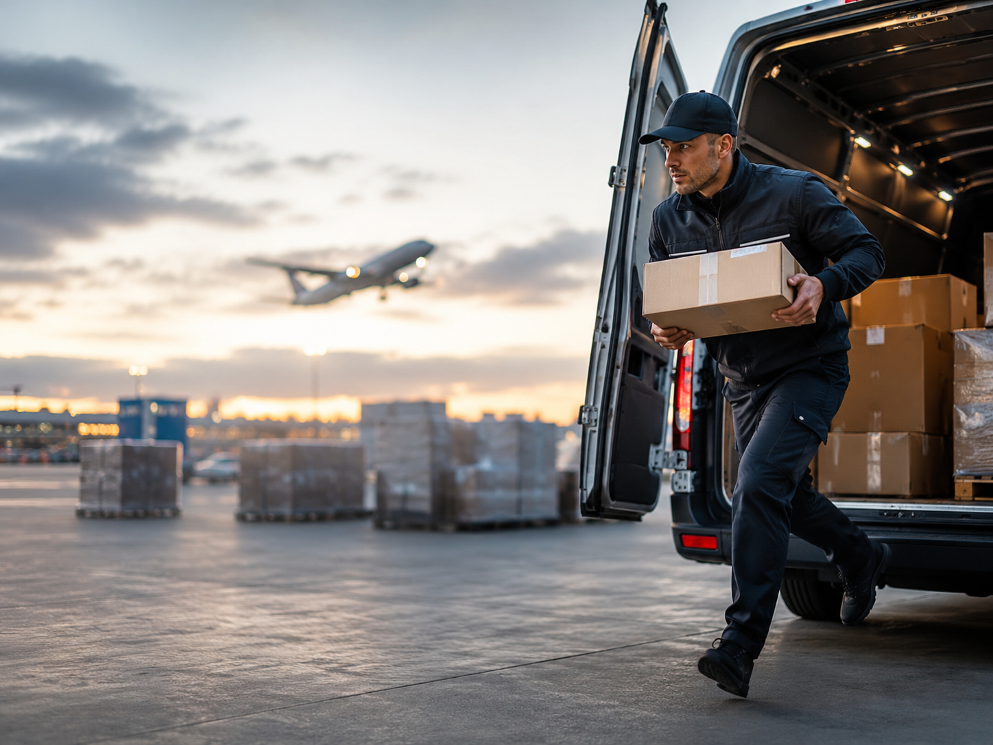 Urgent ecommerce parcel delivery illustrating cases where separate shipments remain preferable to freight consolidation